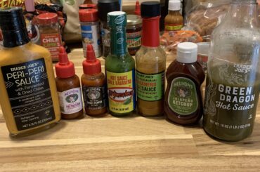 Had to evacuate Florida because of the hurricane. Grabbed my favorite hot sauces on the way out the door. Hopefully I still have a home when this is over but we take it day by day and move forward.