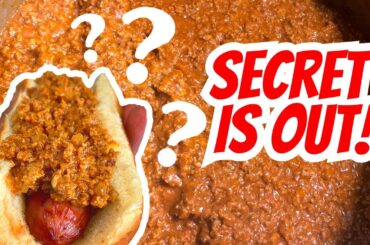 Secret Ingredient for The BEST Chili - Hotdog Cart Style - 2024