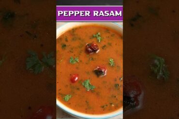 South Indian Rasam Recipe | How To Make Pepper Rasam #shorts #pepperrasam #winterrecipe