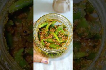 Green Chili Pickle| Pickle#shorts #shortsfeed #quickrecipeshortvideo