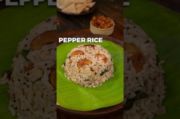 Pepper Rice | Lunch Box Recipes | Variety Rice #shorts #pepperrice #varietyrice