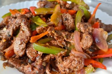 Beef Dry Chili Recipe By YummyShummyRecipes.