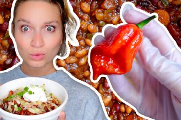 Making Bean & Beer Chili With The World's Hottest Pepper