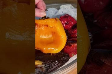 I'm OBSESSED with This Mediterranean Roasted Eggplant & Pepper Salad!