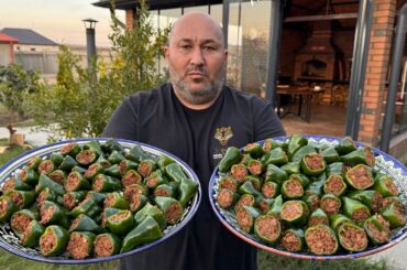Seasonal Pepper stuffed with veal , A modern recipe!
