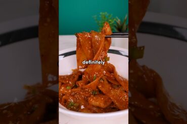 These spicy RICE PAPER chili noodles are INSANE!