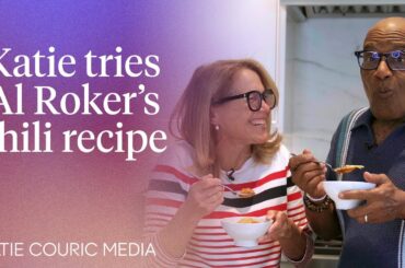 Katie and Al Roker cook Al's new chili recipe