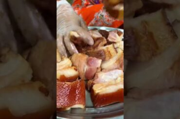 Cooking pork belly with chili recipe #shorts #food #cooking #porkbelly