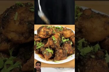 Chicken Pepper Fry ASMR Cooking || #shorts #asmr #recipe #indianasmrworld #chicken #cooking