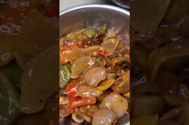 Mushroom | mushroom chilli | Creamy mushroom #cooking #food #shorts