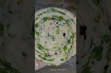 Garlic Chilli Lachha Paratha Recipe By KitchenwithRahat #paratha #lachhaparatha #hadees #shortsfeed