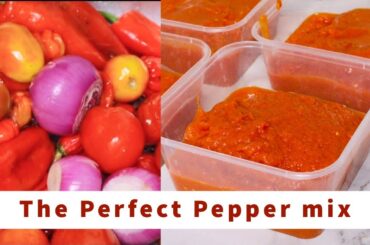 How to make the best pepper mix for your stews and Jollof rice | it’s a game changer