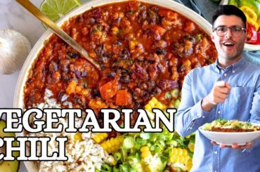 Easy Vegetarian Chili - 21grams Protein per Serving!
