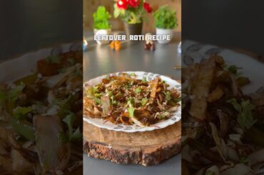 Trending recipe of leftover roti #shorts #recipe #leftoverrecipe #snacks #noodles