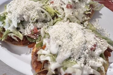 Al Pastor Tostadas, Tacos de Camaron at Puebla corner deli.