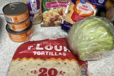 Chicken Quesadilla/Spicy Potato Soft Taco DUPE