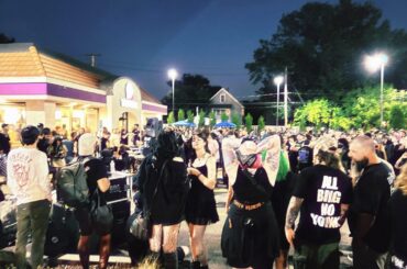 Another metal show at my local Taco Bell. Baja Blast