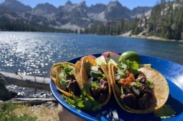 Beautiful fall hike and cook - Street tacos
