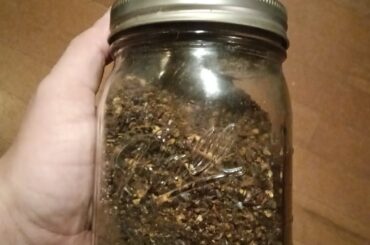 My homemade smoked pepper powder!