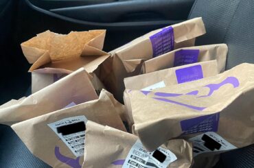 My loot from $1 Taco Bell Tuesday