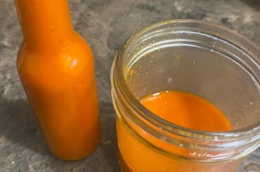 Homemade hot sauce