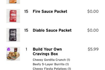 Well, guess I still don’t get to try the new sauce. Ordered for 5 people, got no sauce. Boxes had a couple burritos mixed up. Of course one of those boxes had to be the pregnant lady, so we all know how that goes lol.