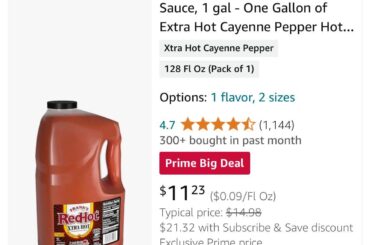 Can get 1 gallon franks for $11 on Amazon prime