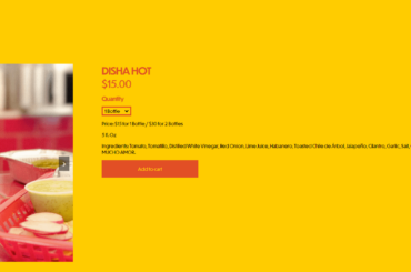 You can buy Disha Hot sauce bottled btw