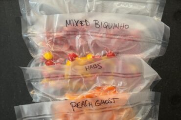 Was gifted some peppers