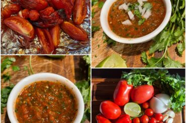 Finally made a decent (very hot) smoked salsa