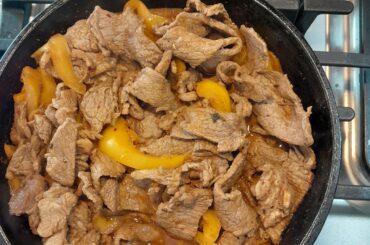 Some steak fajitas I made....