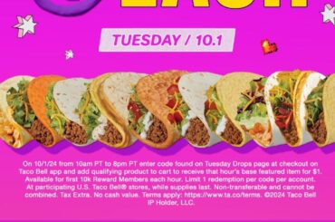 Taco Bell Announces Taco Tuesday Deal