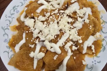Chilaquiles this morning.