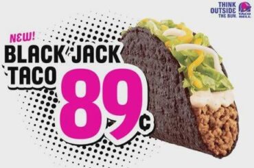 Blast From 2009. Taco Bell's Black Jack Taco