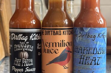 Finally have reached a point where I’m truly happy with the product/end result and I drop my first batch off at retail store on Monday. Never thought I’d enjoy pumpkin in a hot sauce.