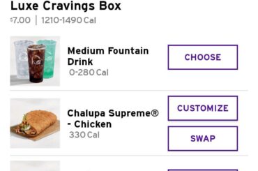 Removed Items from Luxe Combo?