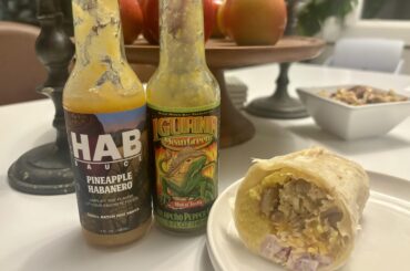 Both of these are fantastic with chicken burritos