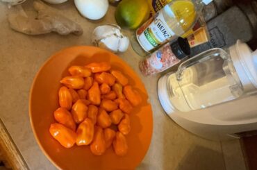 First time making hot sauce!