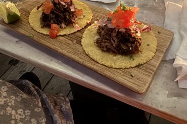 Tiny tacos in Kyoto