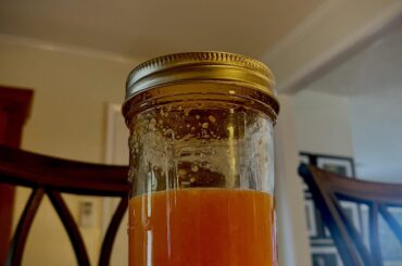 Made my first batch of Dragon’s Breath hot sauce from home grown Dragon’s Breath peppers