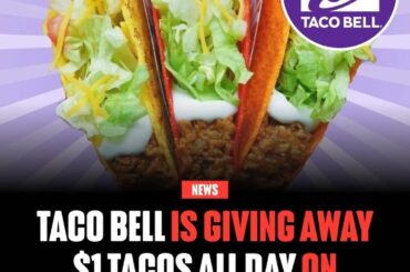 1$ tacos all day in oct!? Is this true chat