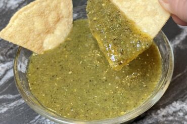 Made salsa verde for the first time