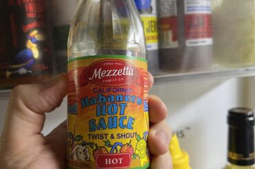 Hopping on the Mezzetta train. Twist & Shout habanero hot sauce