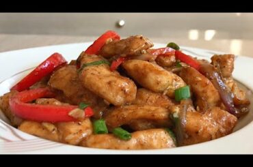 Black Pepper Chicken Recipe | Stir Fry Chicken | Chicken Recipe | Easy & Quick Black Pepper Chicken