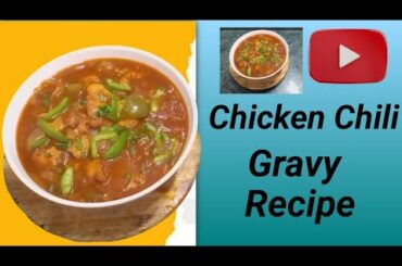 restuarent style  Chicken Chili Gravy Recipe