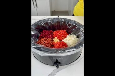 Easy crockpot chili!