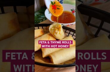 #recipes #fetacheese #feta #eggroll #snackideas #christmasrecipes #christmasfood #partyfood #food