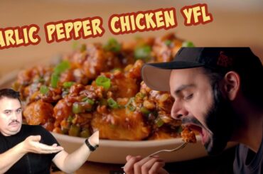 Chef James Reacts to Garlic Pepper Chicken Recipe YFL| Restaurant-Style Starter | Chef Sanjyot Keer