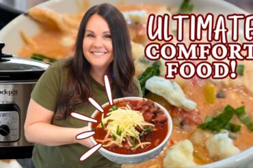 3 EASY Chili Recipes For Winter | Simple CROCK POT Dinner Ideas - COMFORT Food