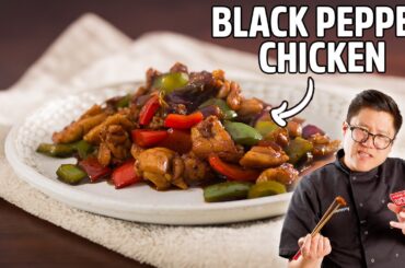 Super Easy Black Pepper Chicken Stir-Fry Recipe!
